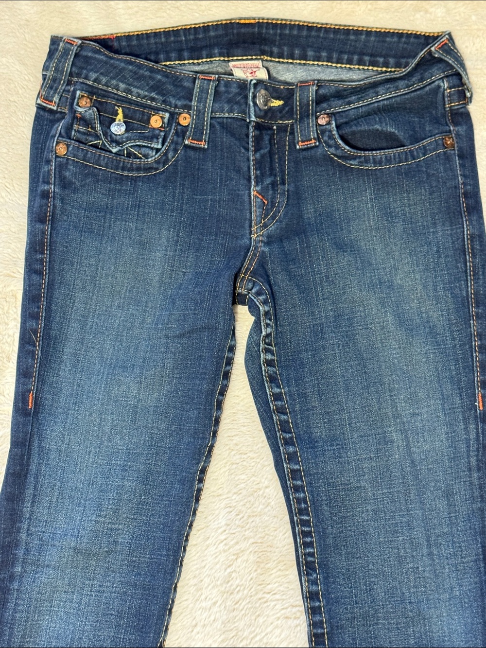 True Religion Julie Denim Jeans Made in USA Size 30 - Picture 2 of 16